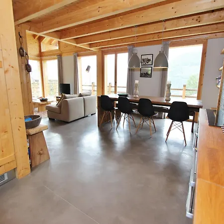 In La Tzoumaz Near Slopes Chalet Riddes